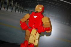 Iron Man – MARK VI Suit – Fully Posable – No Supports 3D Printer Model