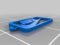 Nike Key Chain 3D Printer Model