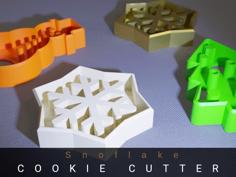 Snowflake Cookie Cutter 3D Printer Model