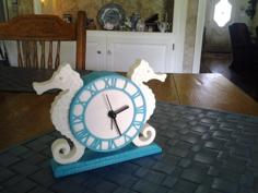 Seahorse Clock 3D Printer Model