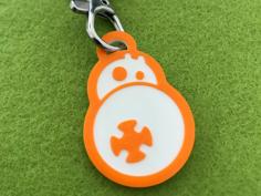 BB 8 / BB 9 Keychain 3D Printer Model