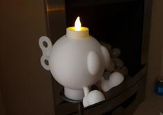 Bob-omb Tealight Holder 3D Printer Model