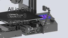 AiO Ender 3 Octoprint Set Up With Power And Light Remote Control 3D Printer Model