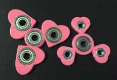 I Heart <3 Valentine Spinners 3D Printer Model