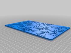 Embossing Plates – Butterflies 3D Printer Model