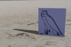 Owl Hieroglyph 3D Printer Model