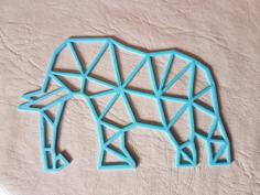 Geometric Elephant 3D Printer Model