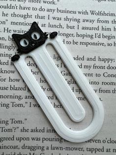 Peeking Cat Bookmark 3D Printer Model