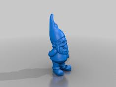 Skull Faced Gnome 3D Printer Model