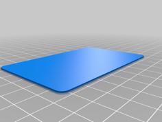 Generic Keycard/Credit Card 3D Printer Model