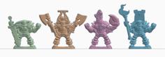 Heroquest Marked Chaos Warriors 3D Printer Model