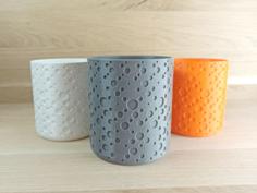 Flower Pot – Planets Dots 3D Printer Model