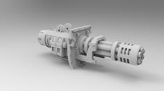 Brrrrt Gatling Cannon 3D Printer Model