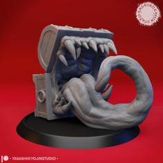 Mimic – Toothy Treasure Chest – Tabletop Miniature 3D Printer Model