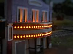 Easy Lightbulbs For HO Scale Main Street Nine Theater 3D Printer Model