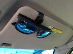 Sunglasses Car Sun Visor Clip 3D Printer Model