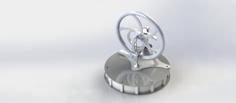 Stirling Engine Of Gamma Type 3D Printer Model