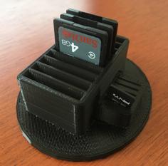 SD Card Holder With Base 3D Printer Model