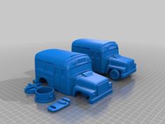 School Bus-Remix Bank 3D Printer Model