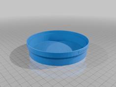 Kitbashed 1mm Sieve For Stacking Sieve Set 3D Printer Model