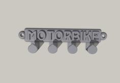 Motorbike Key Storage 3D Printer Model