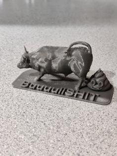 Buuuullshit Display 3D Printer Model