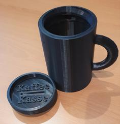 Coffee Mug Piggy Bank 3D Printer Model