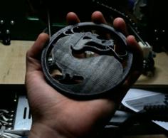 Mortal Kombat Logo 3D Printer Model