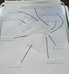 Tactile Image: Brazil’s Northeast Region Political Map 3D Printer Model