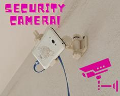 Smartphone As Security Camera / Phone Wall Mount 3D Printer Model