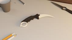 Karambit Knife CS:GO / 3d File 3D Printer Model