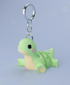 Flexi Dino Apatosaurus Keychain (Limited Time Free) 3D Printer Model