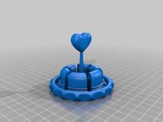 Dual Color Valentines Day Gift 3D Printer Model