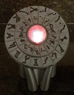 Stargate DHD Inspired Centerpiece 3D Printer Model