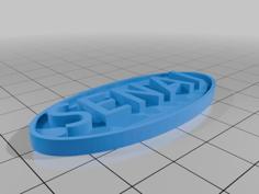 Keychain SENAI 3D Printer Model