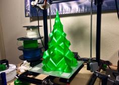 Christmas Tree (now With Lamp Base) 3D Printer Model