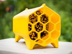 Bee Hotel !!!!DONT 3D PRINT THE TUBES!!!! 3D Printer Model