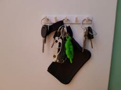 Simple Key Holder – 5 Rake 3D Printer Model