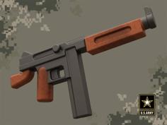 M1A1 Thompson For Lego Minifigures 3D Printer Model