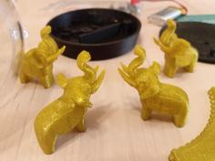 Elephant With Raised Trunk For Luck 3D Printer Model