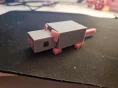 Minecraft Rat 3D Printer Model