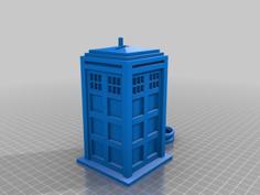 Tardis-Piggy-Bank 3D Printer Model