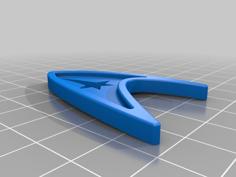 Starfleet Insignia (Star Trek Badge) 3D Printer Model