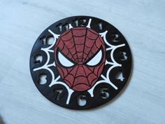 Spiderman Clock 3D Printer Model