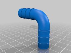 Angle Hose Coupler (easy To Modify) 3D Printer Model