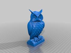 Owl Bank 3D Printer Model