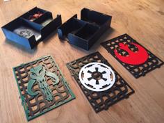 Star Wars – Imperial Assault – X-wing – Armada – Card Boxes – VERSION 2 3D Printer Model