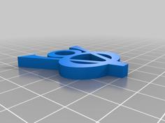 Ford Racing V8 Emblem/Logo 3D Printer Model