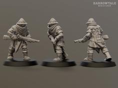 Militia Handgunner 3D Printer Model