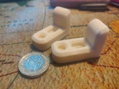 Toilet Seat Lateral Movement Stopper Blocks V2 3D Printer Model